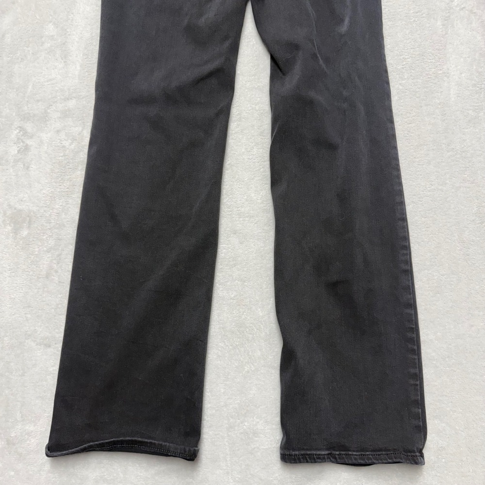 NYDJ Marilyn Straight Leg Jeans Black Lift Tuck Sure Stretch Denim Size 6 - Picture 11 of 12